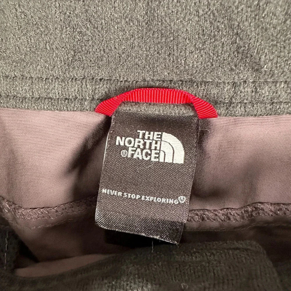 North Face Shorts Womens 14 Gray Lightweight Outdoors Hiking Zip Pocket - Picture 7 of 13